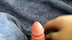 i jerk off my small penis and show balls