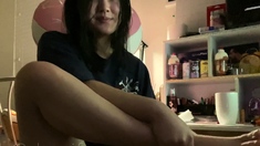 Foot fetish and hardcore sex with the most attractive Asian