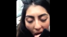 Syrian Girl sucks white mans cock