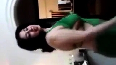 Chubby Girl Home Dance In Tight Dress