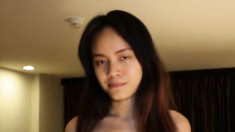 Asian petite teen is getting a nice fuck