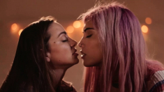 Lesbians Abigail Mac and Ashlee Juliet licking pussies